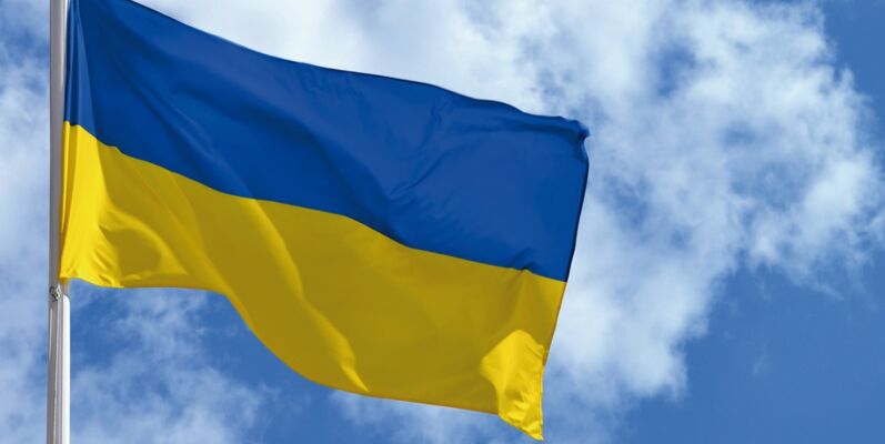 Flagge der Ukraine