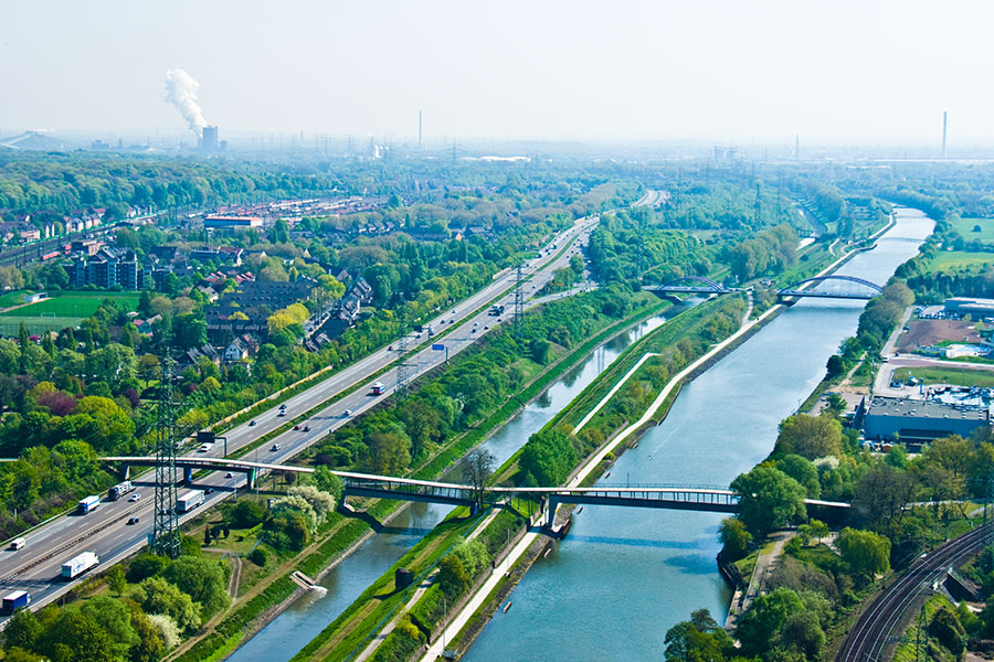 Rhein-Herne-Kanal Oberhausen